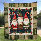 Gnomo Festivo Coperta Trapuntata