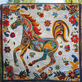 Cavallo Festivo Coperta Trapuntata