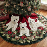 West Highland Terrier Copri Base per Albero di Natale Trapuntato