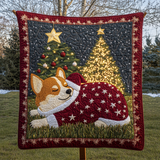 Sogni di Corgi Festivi Coperta Trapuntata