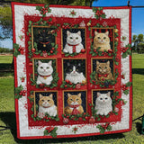 Allegria Felina Festiva Coperta Trapuntata