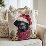 Labrador Festivo Borsa Tote Trapuntata