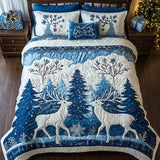 Set di Biancheria da Letto Trapuntata 3 Pezzi Luci Festive