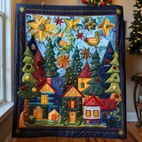 Natale Patchwork Festivo Coperta Trapuntata
