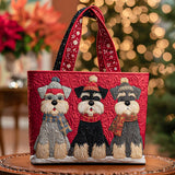 Schnauzer Borsa Tote Trapuntata