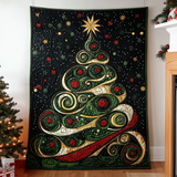 Albero a Spirale Festivo Coperta Trapuntata