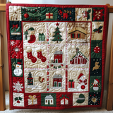 Natale Coperta Trapuntata