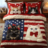 Set di Biancheria da Letto Trapuntata 3 Pezzi Bandiera di Furballs