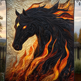 Cavallo di Fuoco Quilt Artistico da Parete