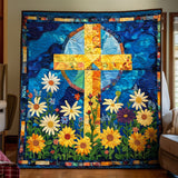 Fede Floreale Quilt Artistico da Parete