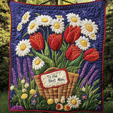 Cuore Floreale Coperta Trapuntata