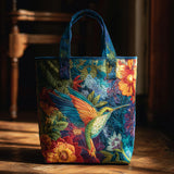 Colibrì Floreale Borsa Tote Trapuntata