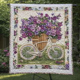 Viaggio Floreale Quilt Artistico da Parete