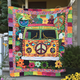 Camper Flower Power Coperta Trapuntata