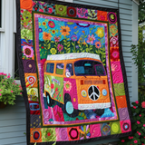 Camper Flower Power Coperta Trapuntata