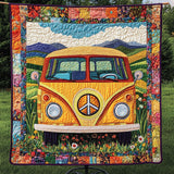 Furgone Flower Power Coperta Trapuntata