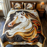 Cavallo dalla Criniera Fluente Coperta Trapuntata
