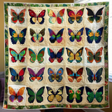 Farfalle Svolazzanti Coperta Trapuntata