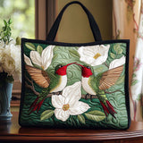 Rifugio Svolazzante del Colibrì Borsa Tote Trapuntata