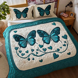 Set di Biancheria da Letto Trapuntata 3 Pezzi Amore di Fluttery