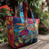 Bagliore del Bosco Borsa Tote Trapuntata