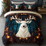 Set di Biancheria da Letto Trapuntata 3 Pezzi Maestà della Foresta