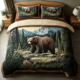 Set di Biancheria da Letto Trapuntata 3 Pezzi Maestà della Foresta