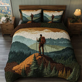Set di Biancheria da Letto Trapuntata 3 Pezzi Cresta della Foresta di Hike
