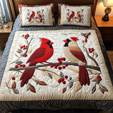 Set di Biancheria da Letto Trapuntata 3 Pezzi Coppia Eterna