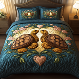 Set di Biancheria da Letto Trapuntata 3 Pezzi Conchiglie Eterne
