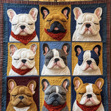 Collezione Frenchie Coperta Trapuntata