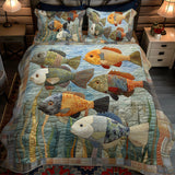 Set di Biancheria da Letto Trapuntata 3 Pezzi Bagliore di Freshwater