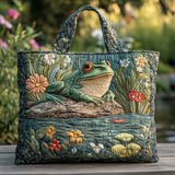 Fascino della Rana Borsa Tote Trapuntata