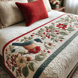 Piume Brinate Runner da Letto Trapuntato