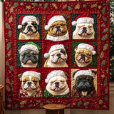 Bulldog di Gelo Coperta Trapuntata