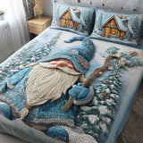 Set di Biancheria da Letto Trapuntata 3 Pezzi Valle Gelida dello Gnomo