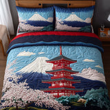 Set di Biancheria da Letto Trapuntata 3 Pezzi Serenità di Fuji