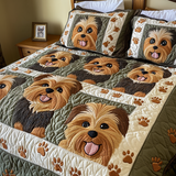 Set di Biancheria da Letto Trapuntata 3 Pezzi Fantasia di Fur