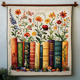 Giardino di Libri Quilt Artistico da Parete