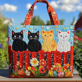 Gatto del Giardino Borsa Tote Trapuntata