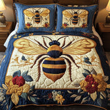 Set di Biancheria da Letto Trapuntata 3 Pezzi Giardino di Empress