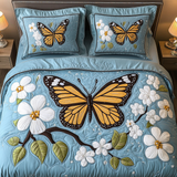Set di Biancheria da Letto Trapuntata 3 Pezzi Volo del Giardino