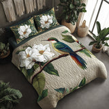Set di Biancheria da Letto Trapuntata 3 Pezzi Giardino di Flit