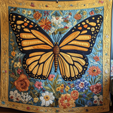 Armonia del Giardino Quilt Artistico da Parete