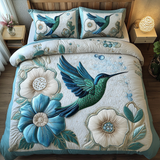 Set di Biancheria da Letto Trapuntata 3 Pezzi Gioiello del Giardino