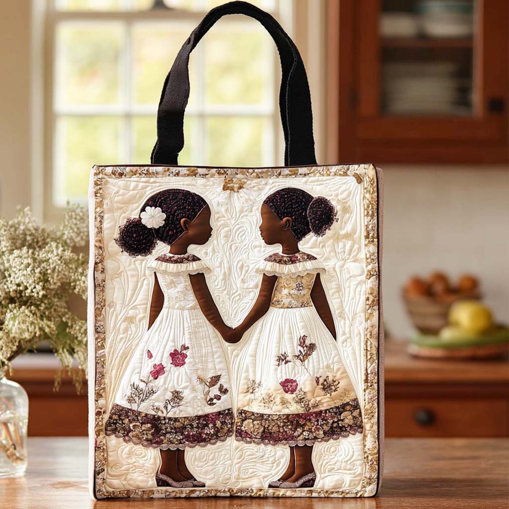 Sorelle del Giardino Borsa Tote Trapuntata