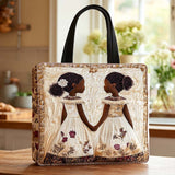 Sorelle del Giardino Borsa Tote Trapuntata
