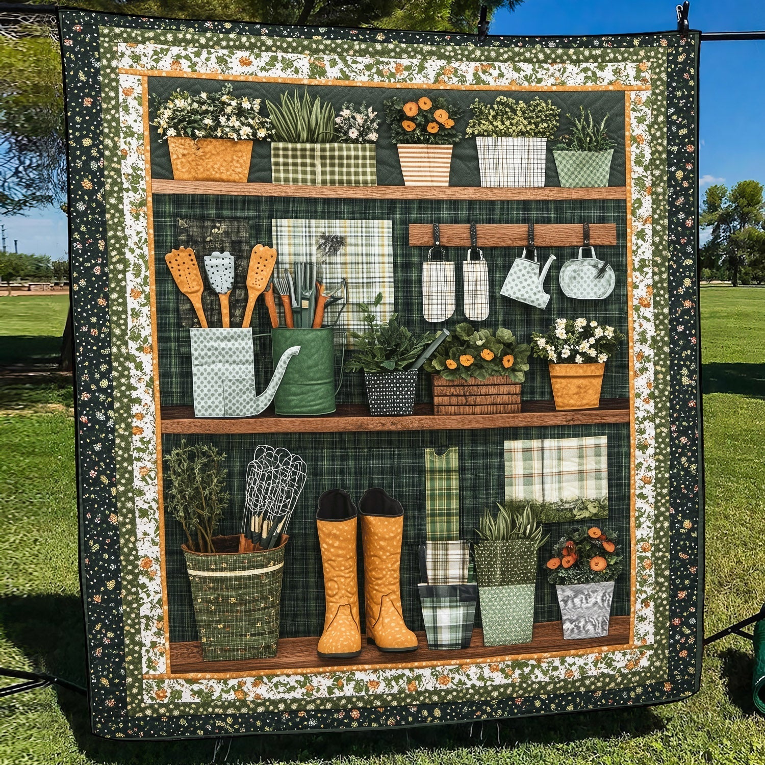 Essenziali del Giardiniere Coperta Trapuntata