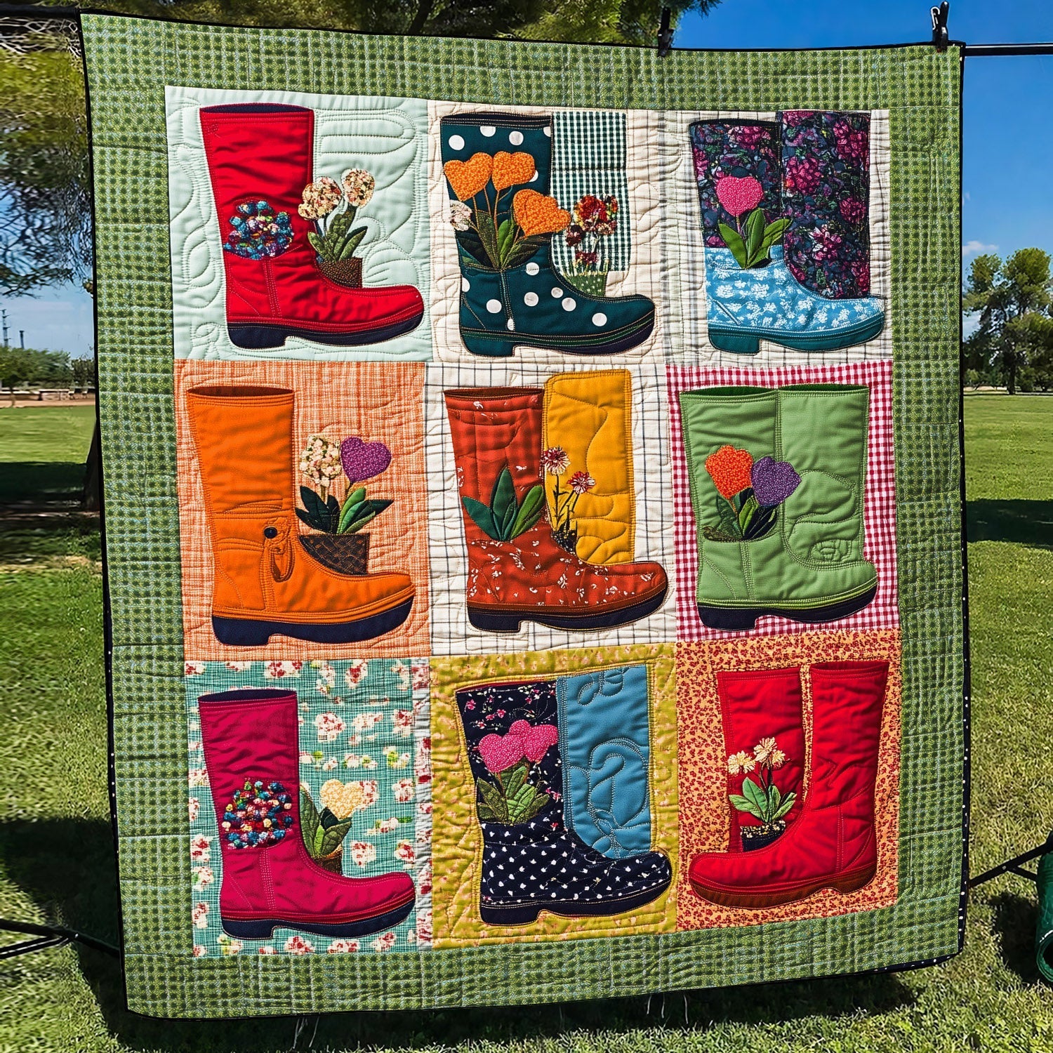 Passi di Giardinaggio Coperta Trapuntata