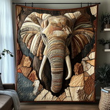 Elefante Gentile Coperta Trapuntata